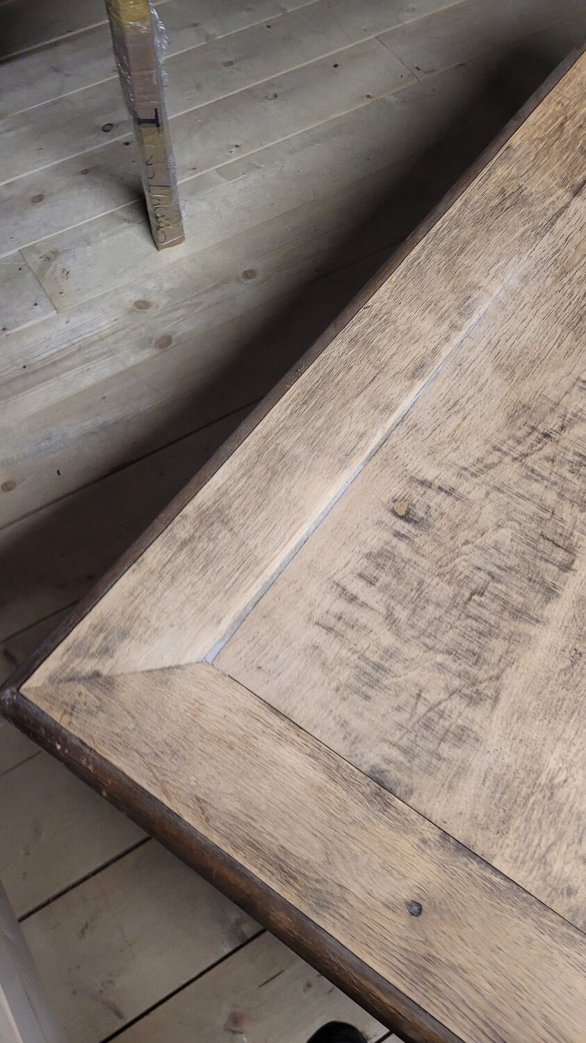 Louis Philippe notary office in oak, 1900 period - 1m49