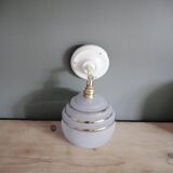 Blue granite glass wall lamp