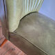 Vintage cocktail armchair, antique seating furniture.