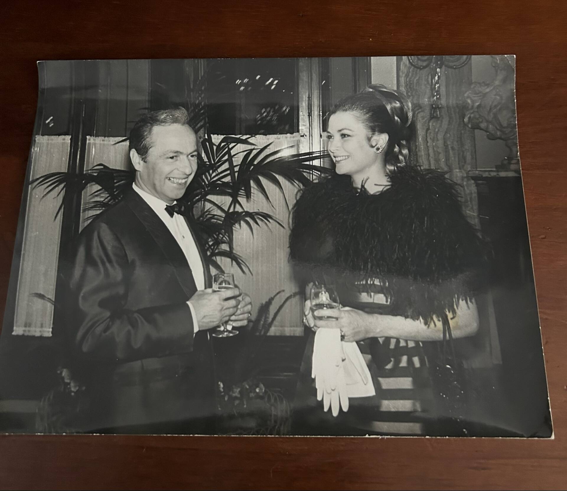 Lot of 4 vintage photographs of Princess Grace of Monaco.