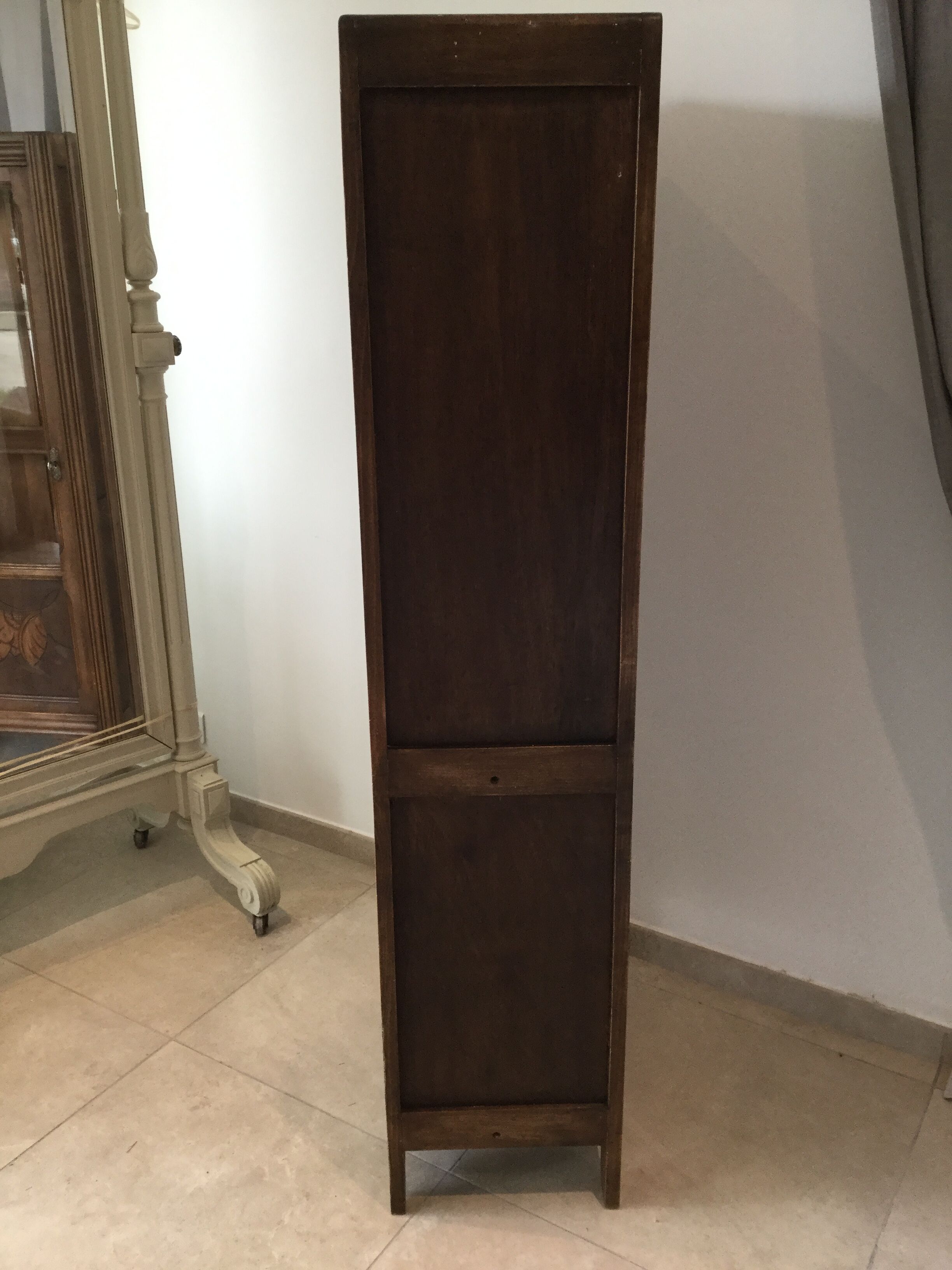 Armoire parisienne vitrée une porte