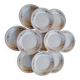 St Clément Félicie dessert plates 60's