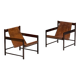 Lia lounge chairs by Sergio Rodrigues, Brazil, 1962