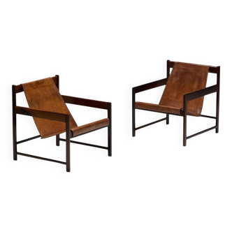Lia lounge chairs by Sergio Rodrigues, Brazil, 1962