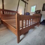 Wooden bed frame and slatted base HABITAT 140*190