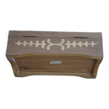 Marquetry wooden box