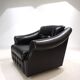 Fauteuil Art Déco en cuir, France 1960