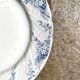 Assiette plate Luneville en terre de fer service "Henriette"