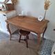 Solid oak desk / console / side table