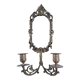 Patinated bronze chandelier mirror early twentieth century