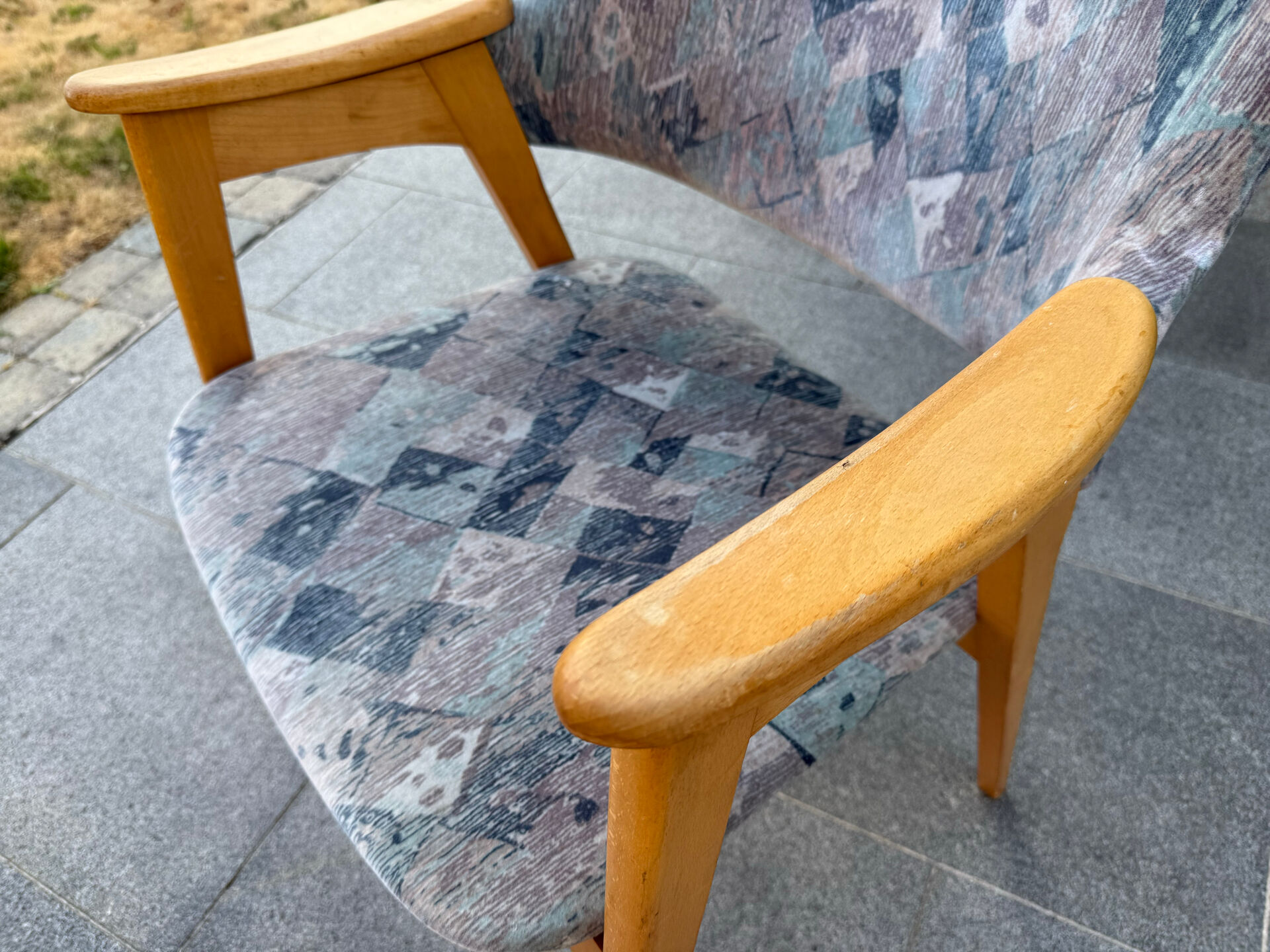 Set of 4 armchairs from the 1960s.