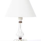 Pair of crystal table lamps