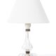 Pair of crystal table lamps