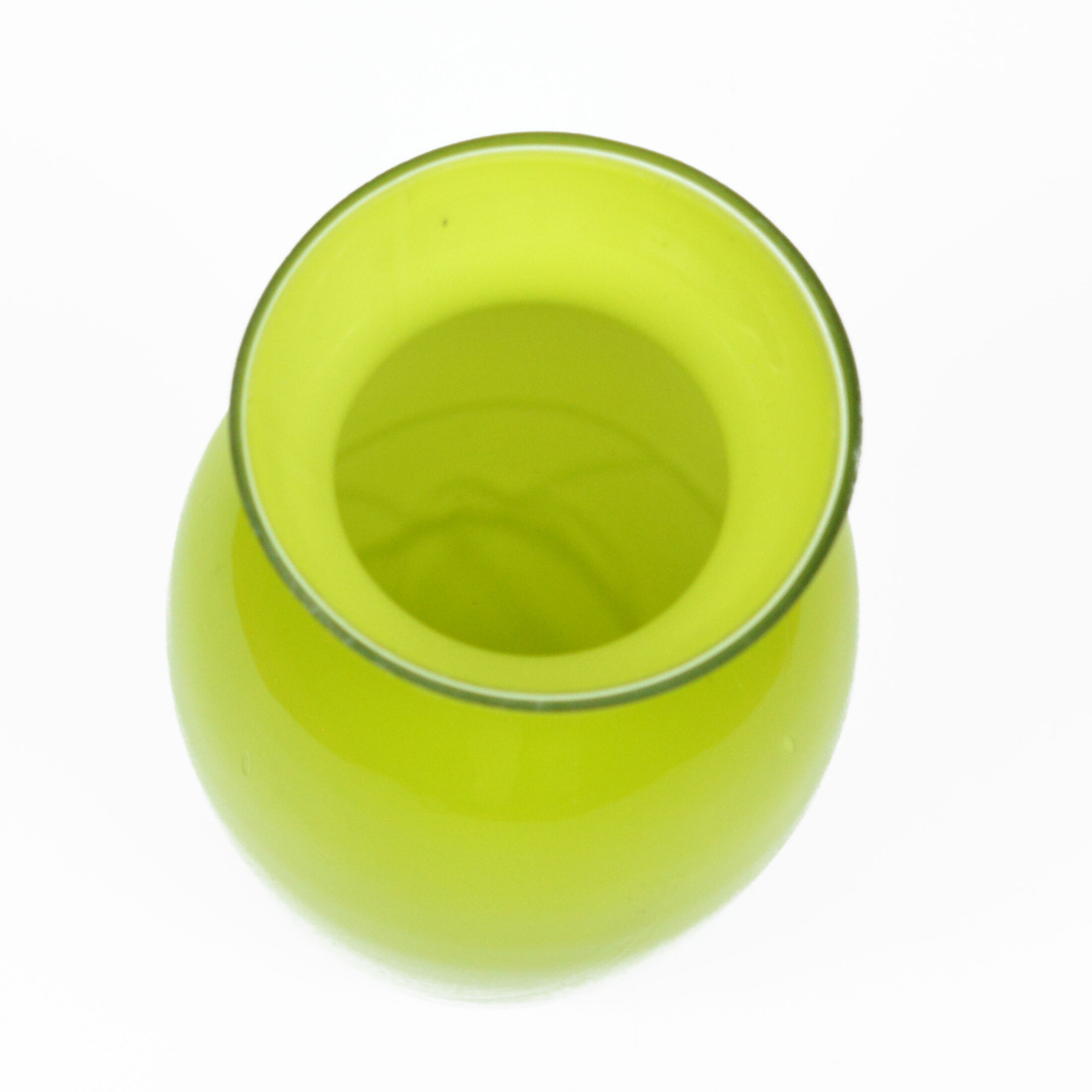 1970s modern glass vase, Farbglashutte Lauscha Thüringen, Germany