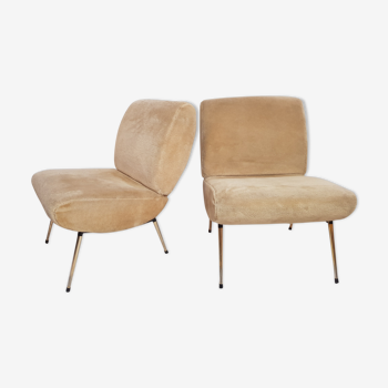 Pair of pelfran crylor 60's armchairs