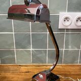 Art Deco lamp in chrome metal