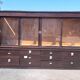 2 wood store furniture and glass doors