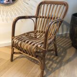 Fauteuil rotin enfants