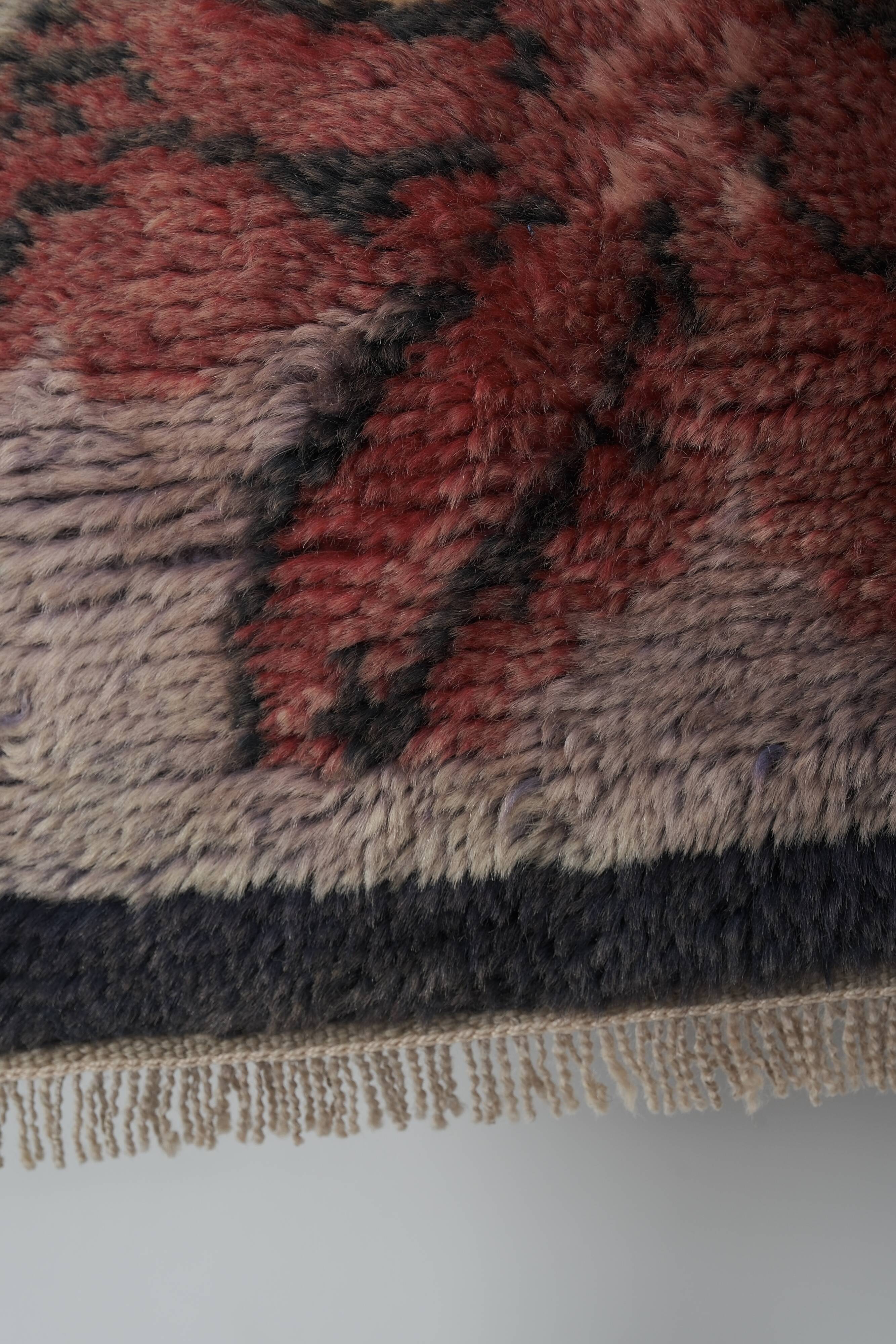 Vintage Turkish Oushak Rug Handwoven 117x175 cm