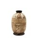 Louis Auguste Dage, Art Deco unique ceramic vase, France 1930