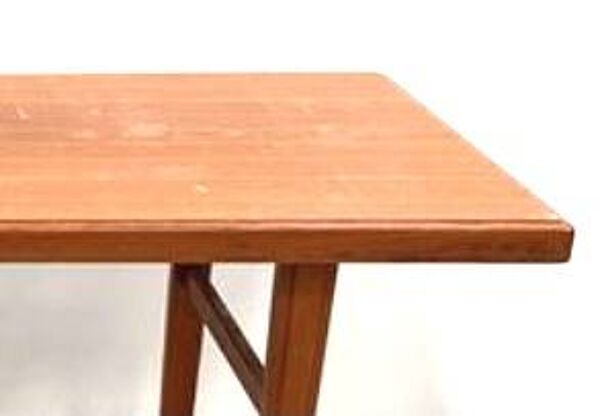 Table basse scandinave vintage en teck
