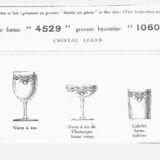 Baccarat crystal decanter 1916