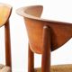 Set of 2 chairs by Peter Hvidt and Orla Mølgaard.