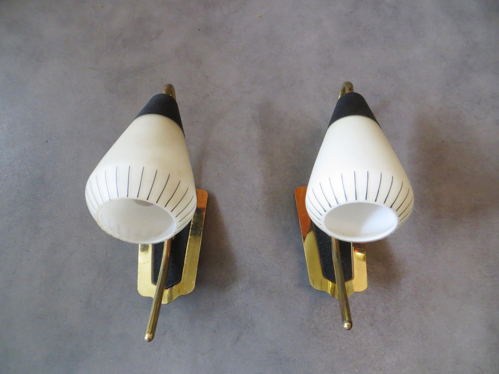 Pair of wall lamps 60s