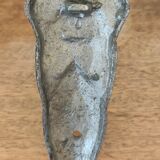 Pair of double Art Deco sconces / silver bronze