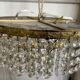 Ceiling lamp crown brass with vintage tassels