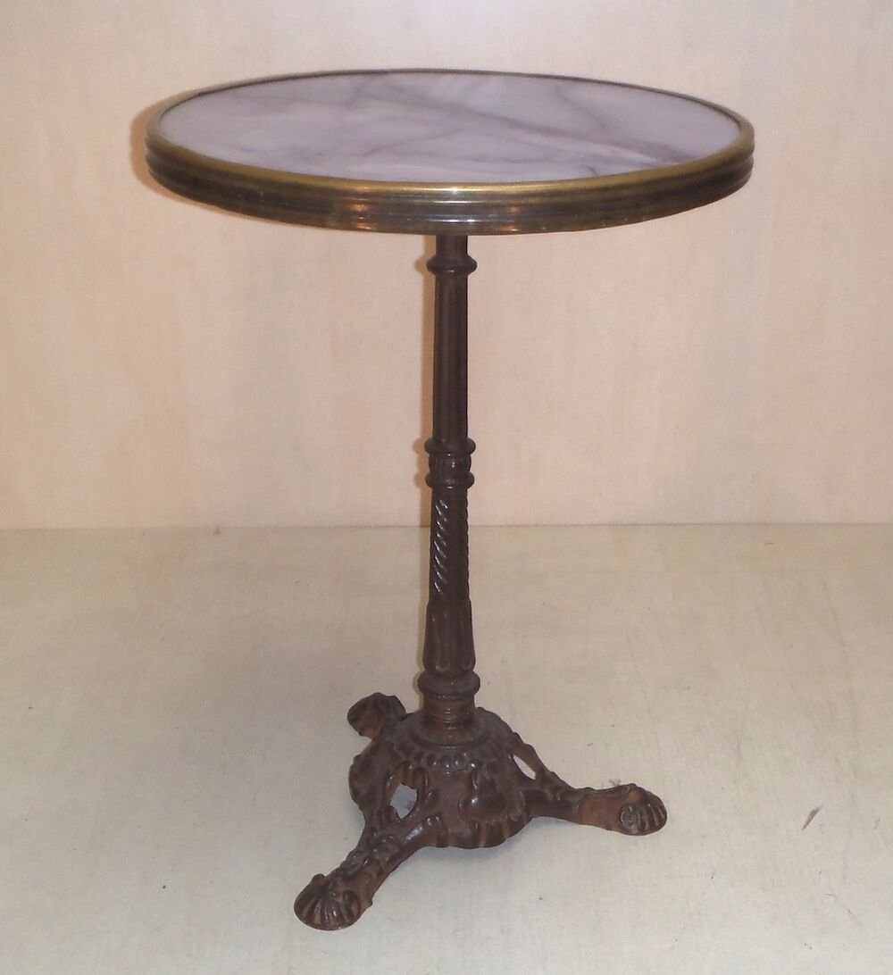 Pair of round Bistro tables