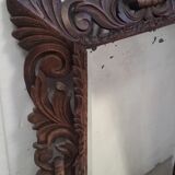 Wooden mirror 110x79cm