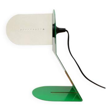 Minimalist metal table lamp from the postmodern space age, mid-century by Boccato Gigante Zambusi Architetti for Seccose, 1960s.