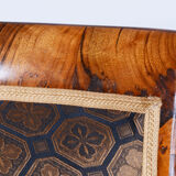 Restored Biedermeier Walnut Armchair, Vienna, Austria, 1820s