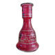 Vase en verre moulé