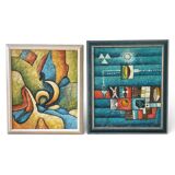 Two mid-20th century paintings by B. Long