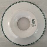 Plate foot shower porcelain opaque iron earth gien model annam