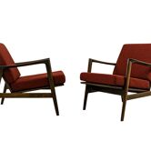 Mid Century Modern Armchairs By Sfm, Poland, 1960s, set of 2