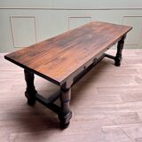 Table de monastère en chêne de style Louis XIII