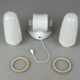 1950s and 1960s Ceramic Wall Lamp and Ceiling Light by Wilhelm Wagenfeld