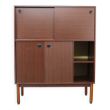 1970s Italian Cabinet With Sliding Doors