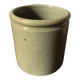 Pot grès vernissé beige gris sans anse