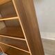 Vintage modernist oak display bookcase