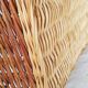 Corbeille panier en osier rectangle