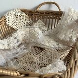 Woven wicker basket