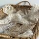 Woven wicker basket