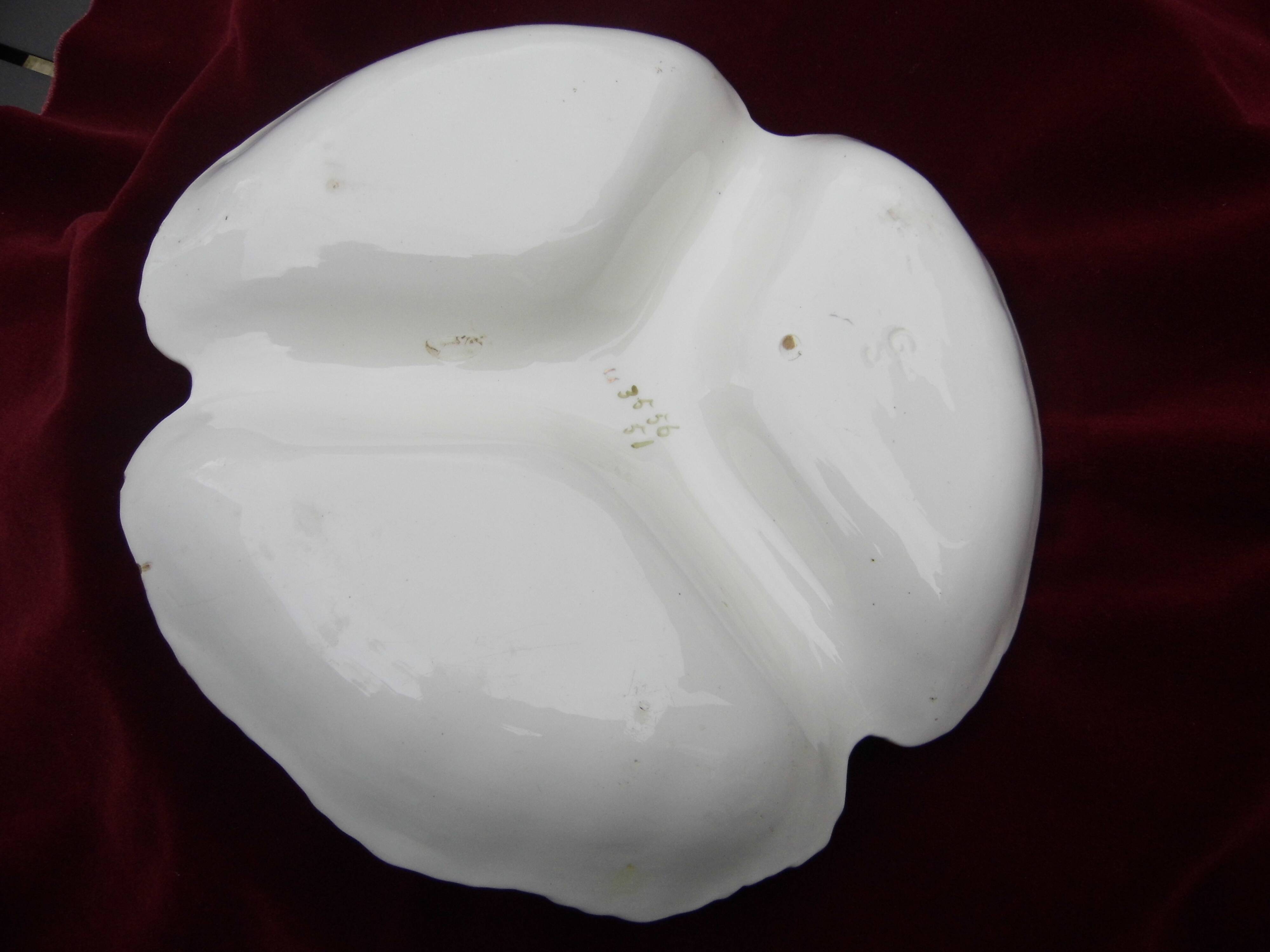 Dish with porcelain compartments, "beggar", art nouveau