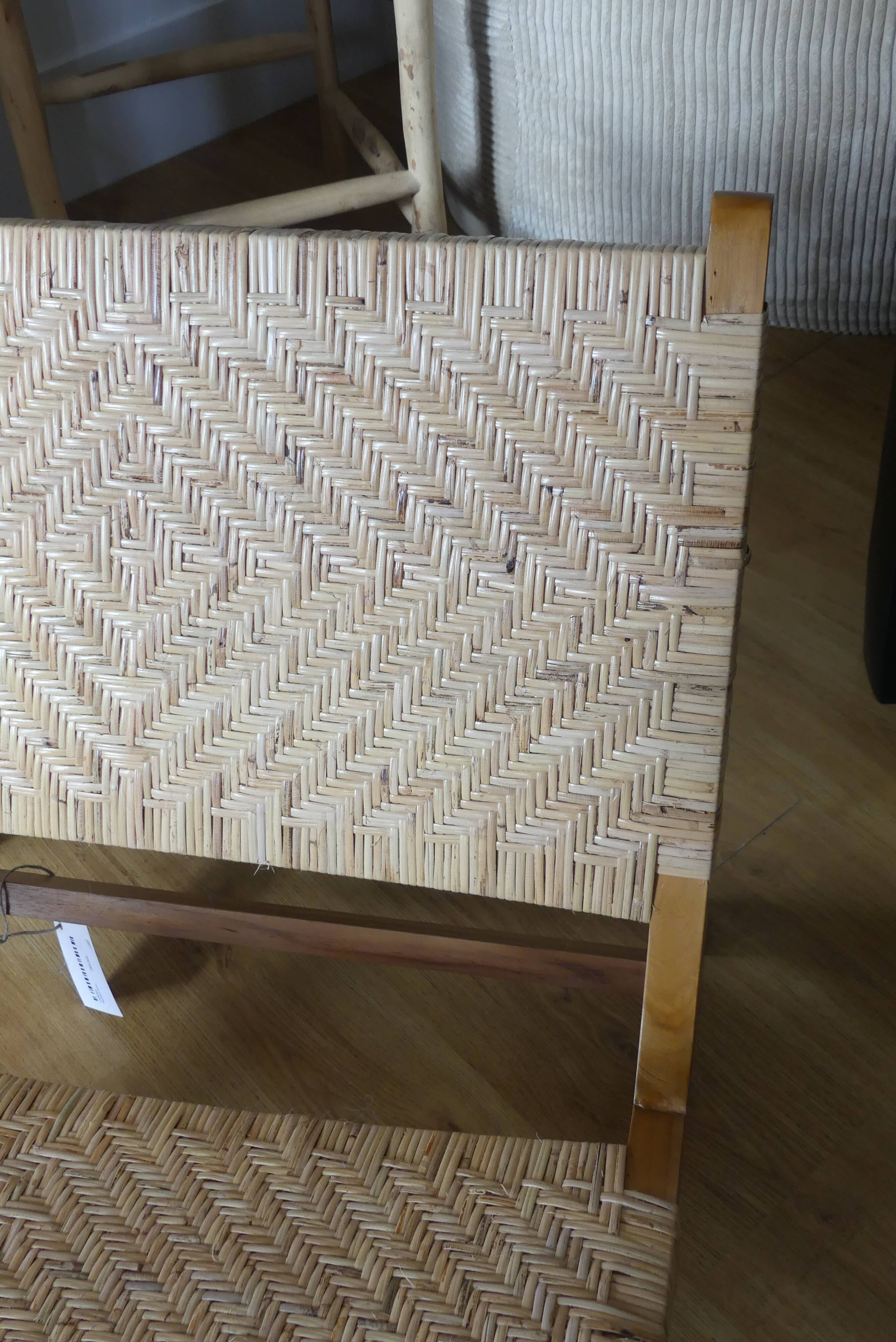 Rattan armchair and teak from bali