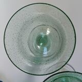 Bubbled foot glasses 16 cm