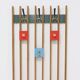 Large Wall Mounted Slatted Coat Rack 1960s
